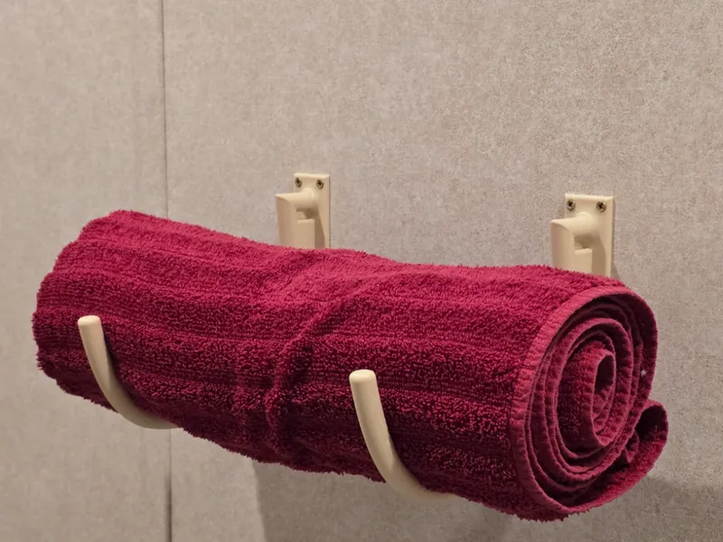 Bathroom Rolled Towel Holder Minimalist&Reinforced