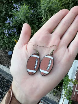 Pendientes: American Football Earrings — vista de referencia 4