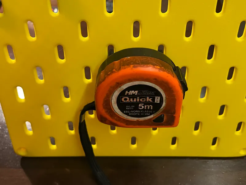 IKEA Skadis Rollmeter