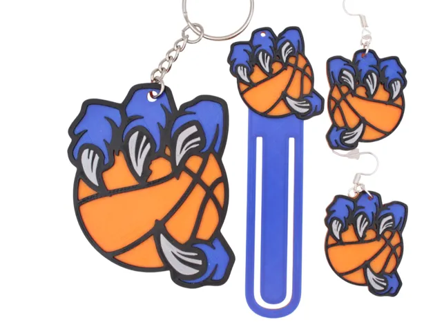 Basketball Claw Earrings, Bookmark, Keychain