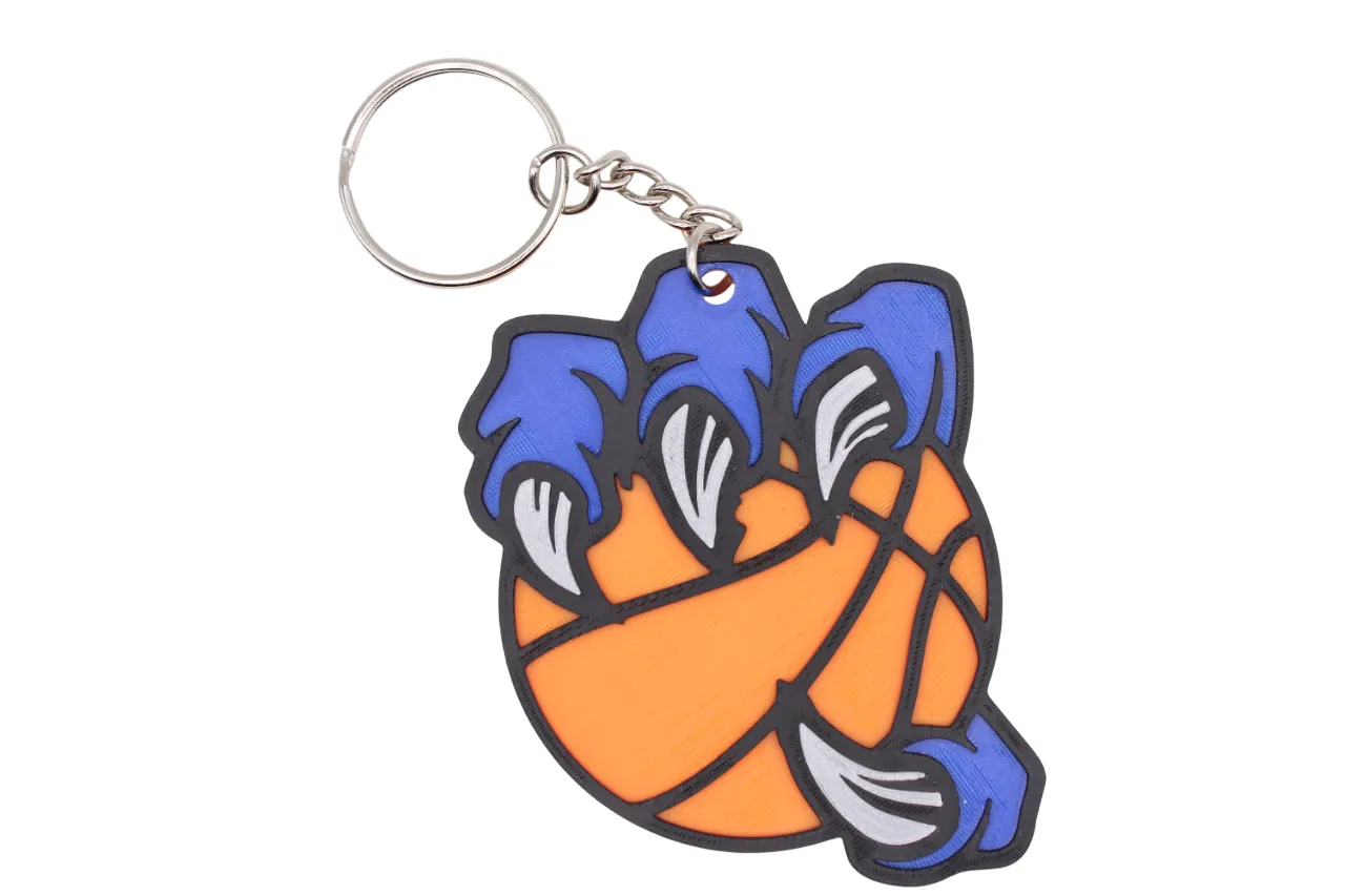 Basketball Claw Earrings, Bookmark, Keychain view 4