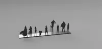 Escouade de figurines décoratives One Piece — photo 4