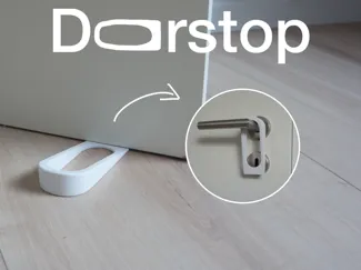 Door Stopper Wedge — hangs on the handle