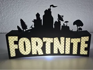 Industrielook Fortnite Nachttischlampe