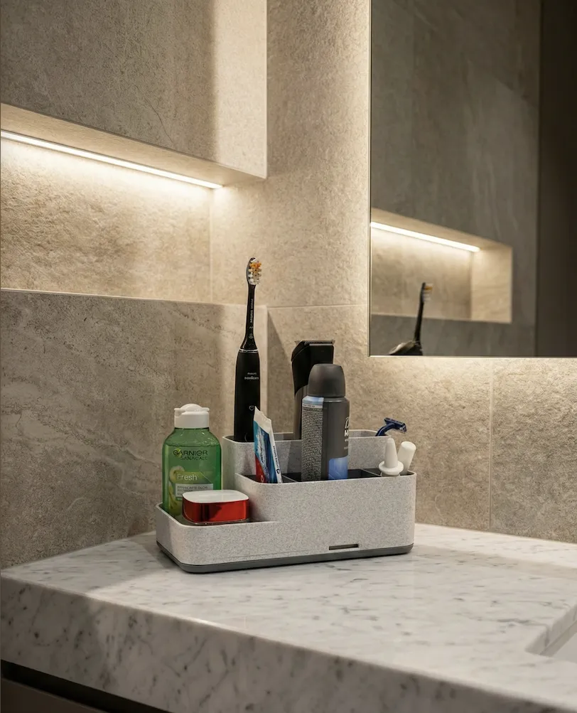 Ultimate Minimal Self-Draining Bathroom Vanity view 4
