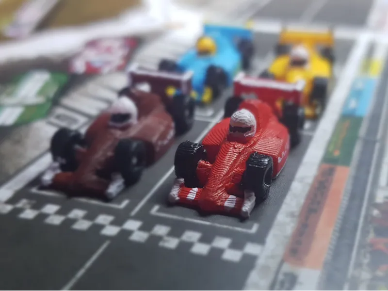 F1 Toon Car - BoardGame piece