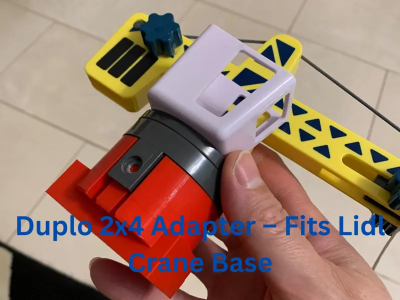 Duplo 2x4 Adapter – Fits Lidl Crane Base