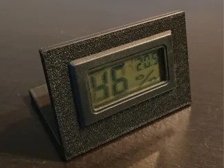 Display stand for hygrometer and thermometer