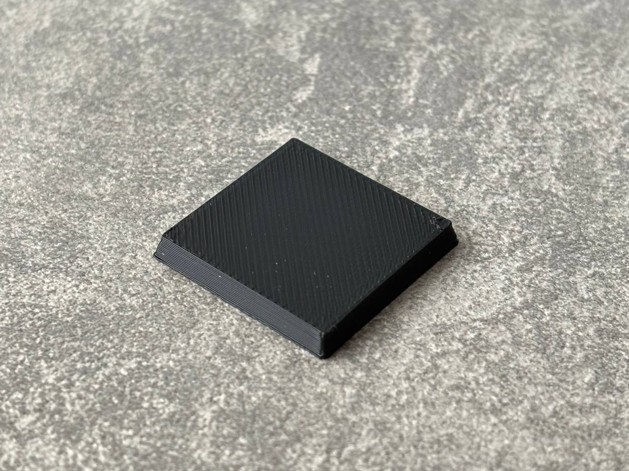 25mm Square Miniature Base – Tabletop & Wargame