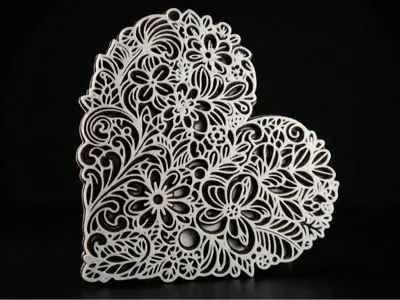Floral Valentine Heart
