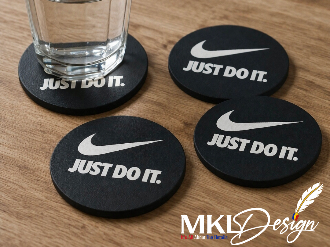 Nike just do it. coasters + holder
