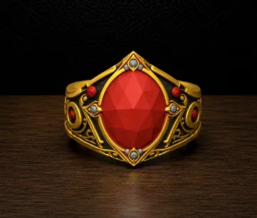 Modelo para impresión 3D: LORD OF THE RINGS SRTARN RING OF PASSION — vista de referencia 3