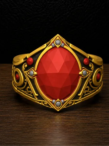 Modelo para impresión 3D: LORD OF THE RINGS SRTARN RING OF PASSION — vista de referencia 2
