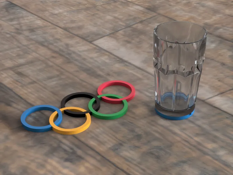 Olympic Rings Coasters