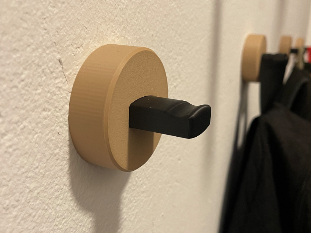 Minimalist Stealth Wall Hook
