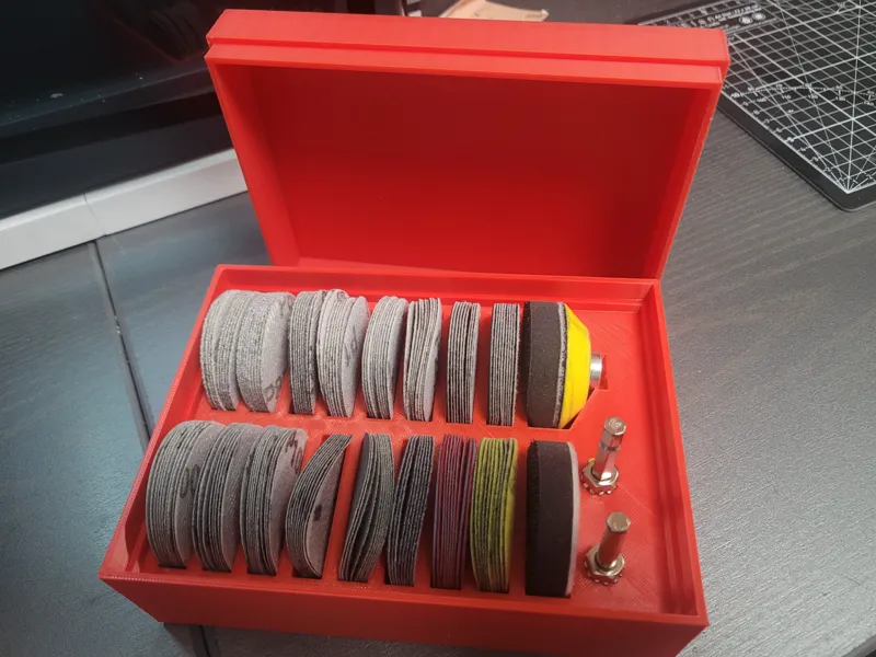Box für Schleifscheiben 50mm