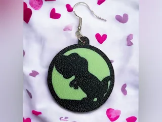Dinosaur Earrings AMS Required