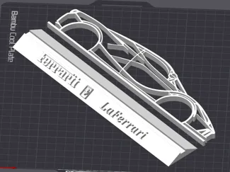 La Ferrari car stand 