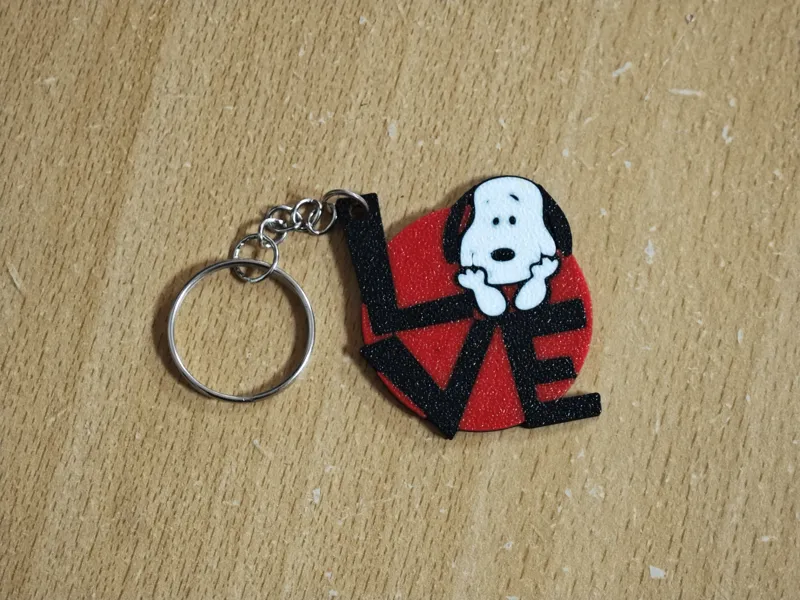 Snoopy Love Keychain