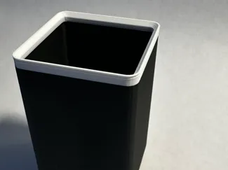 9U Gridfinity Storage Bins with Highlighted Rims