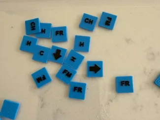 Jonny Reb Tokens for GDW miniature game 