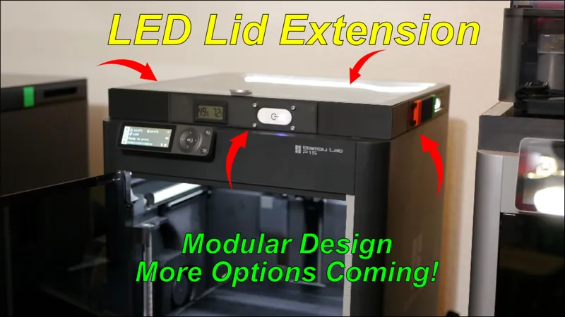 Modular Lid Extension for X1 Series Printers