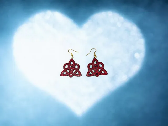 Heart Celtic Knot earrings