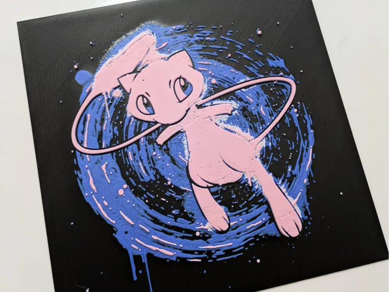 Mew Poekémon Hueforge