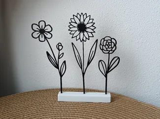Flowers in a stand