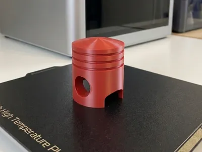 Mechanical 4-Cylinder Inline Engine 3D Model