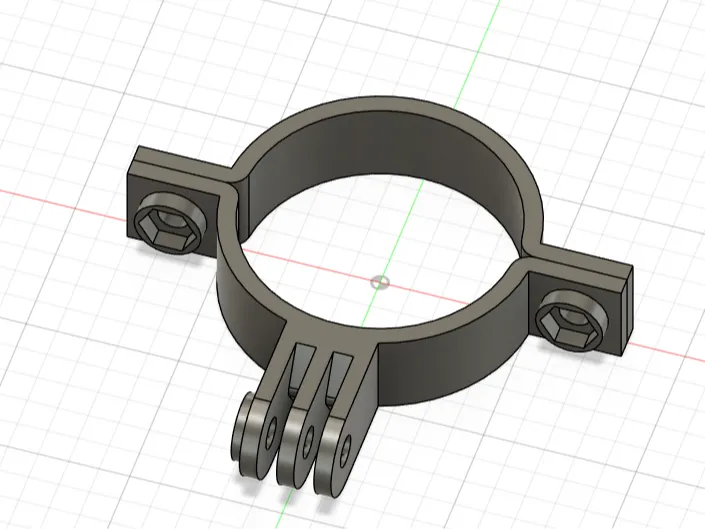 GoProMount45mmPipe