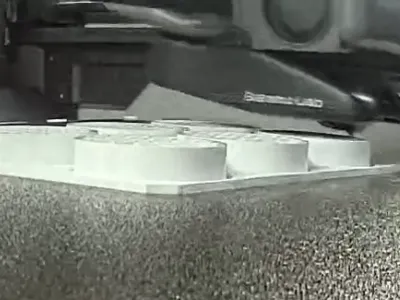 Six-hole plate clone pattern photography base plate model