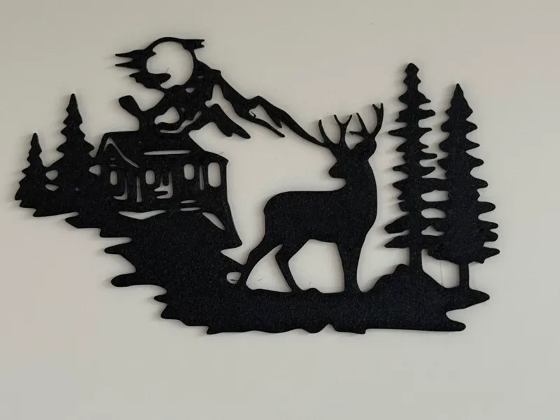 Hirsch 4 Wandkunst