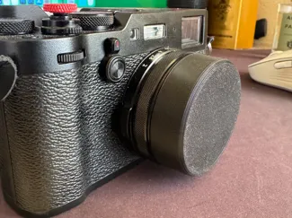 LensCap 49mm Filter Adapter Fujifilm X100 Cameras