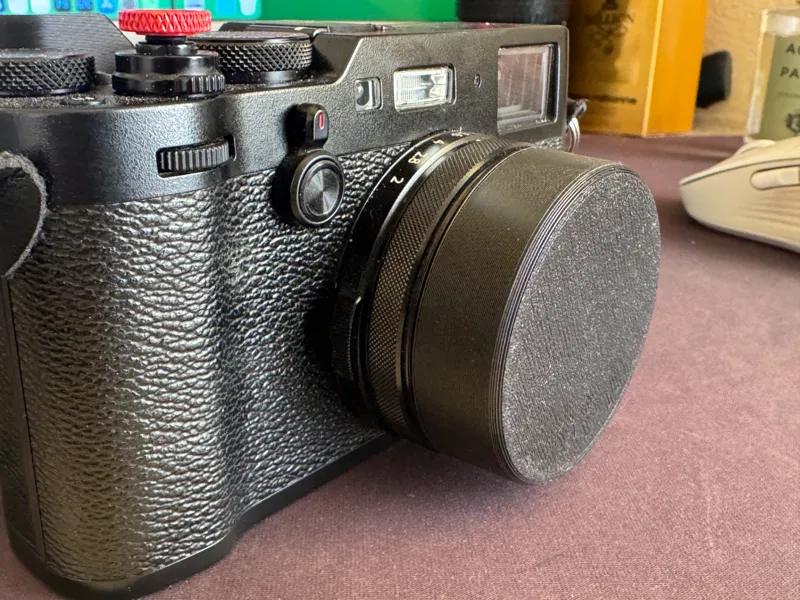 LensCap 49mm Filter Adapter Fujifilm X100 Cameras
