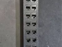 Panneau de brassage RJ45 1U pour baie serveur 8 pouces — photo 1