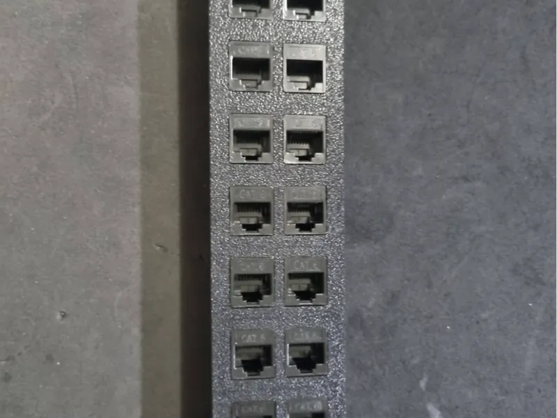 8 Inch Server Rack 1U RJ45 Keystone Patch Pane