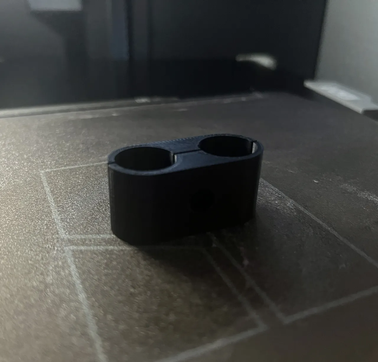 AIO liquid cooler tube bracket (16mm) view 2