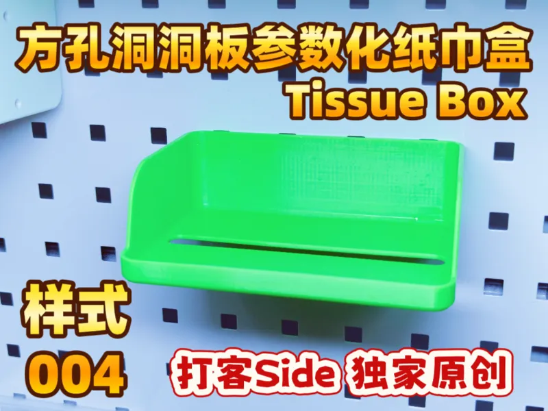DKS SquareHole Pegboard Parametric Tissuebox 004