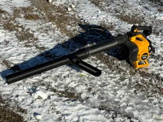 leaf blower snowball launcher