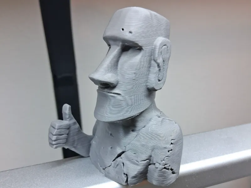 The Thumbs Up Moai