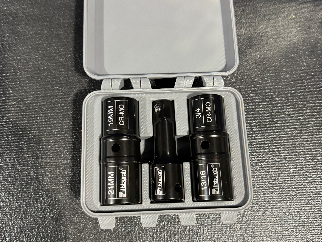 Pittsburgh Tools Flip Socket SnapLock Storage Box