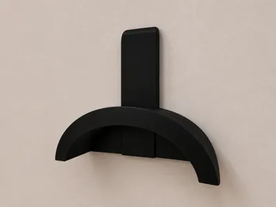 Cap hanger removeable wall mount