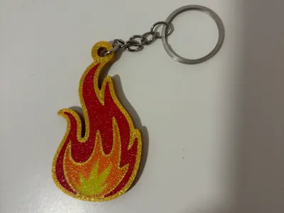 Elemental Fire Keychain