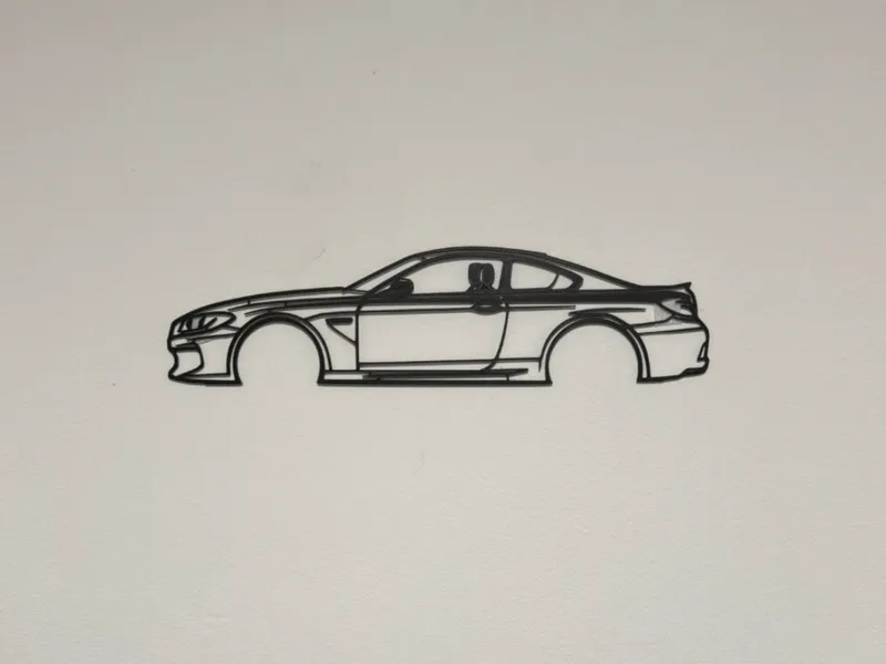 BMW M6 F13 Siloutte
