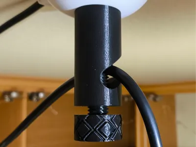 Lamp wire/cable/cord shortener