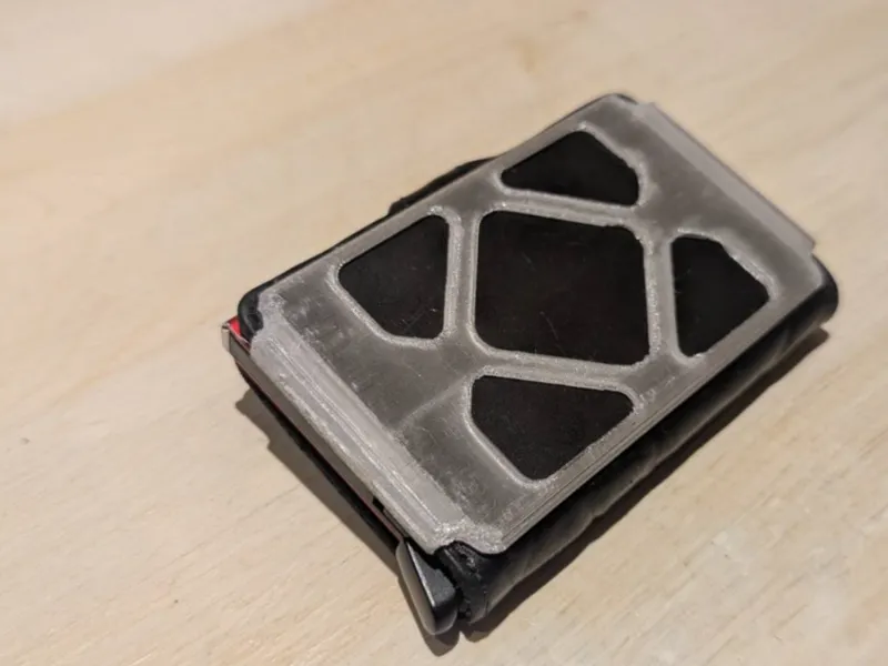 Keycard outside holder for SECRID leather wallets
