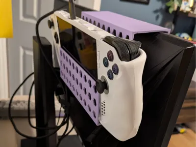 Hang ROG Ally off the back of computer monitor!
