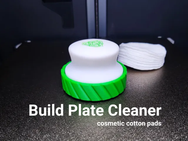 Build Plate Cleaner (cosmetic cotton pads)