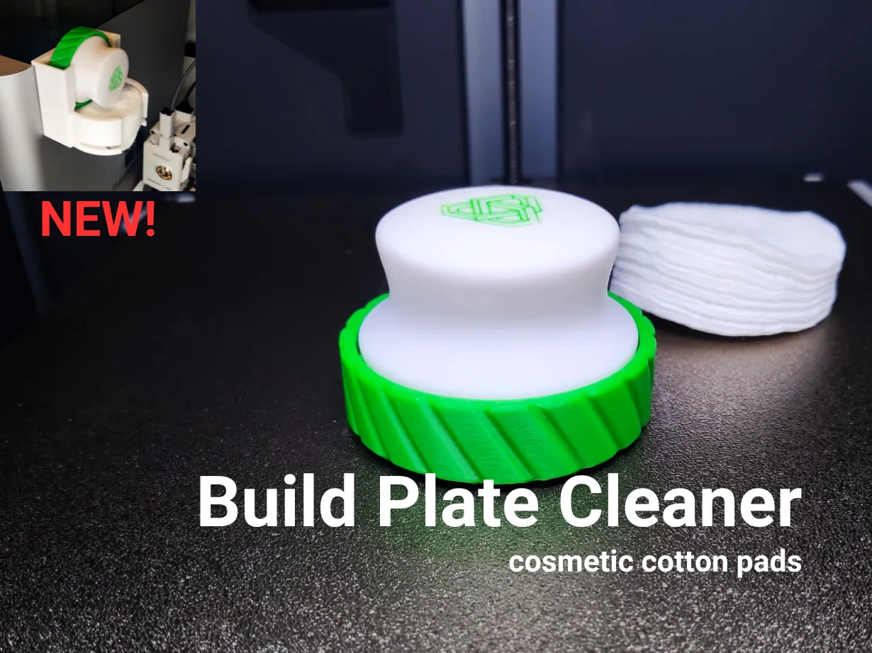 Build Plate Cleaner (cosmetic cotton pads) view 2